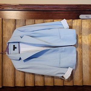 Blue Hawthorne knit blazer